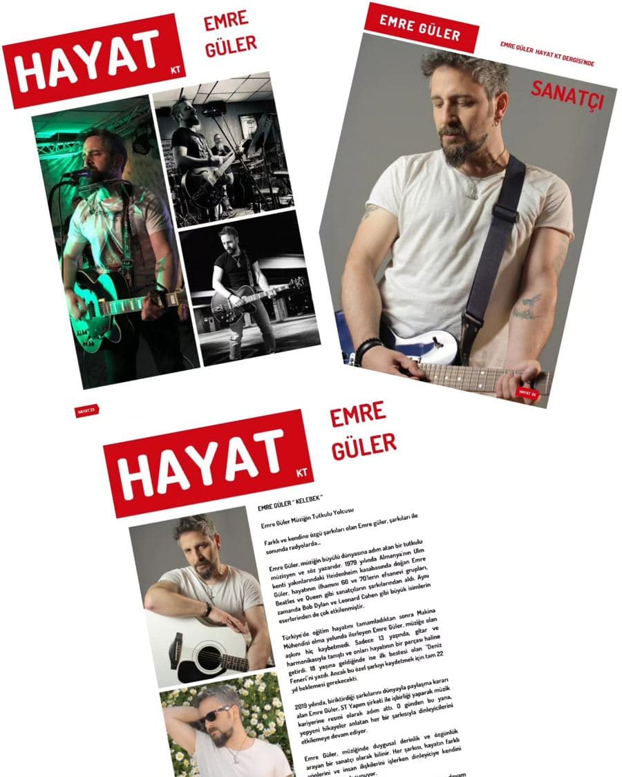 Emre Güler — HAYAT KT Dergisi basın yansıması